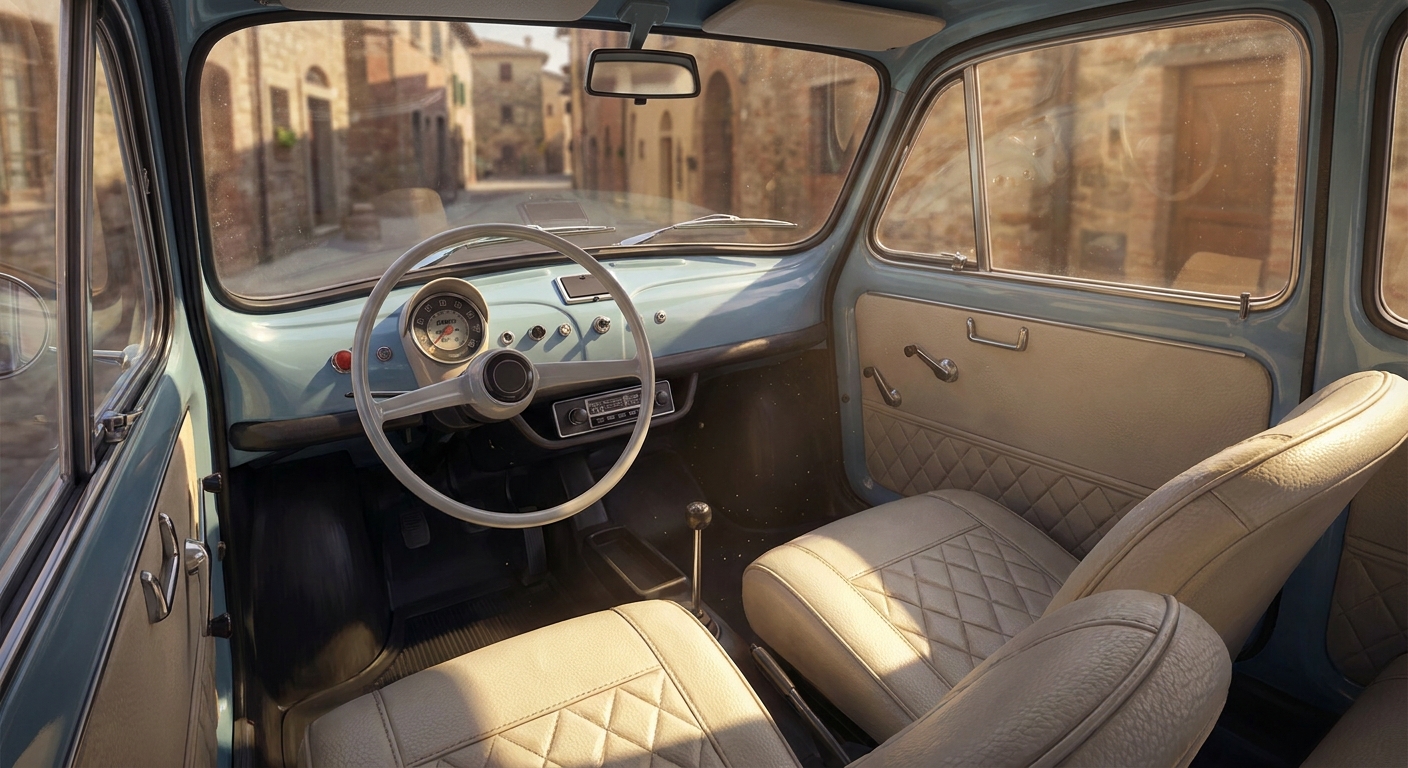 fiat 600 interieur