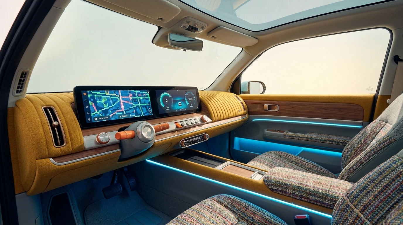 r5 électrique intérieur